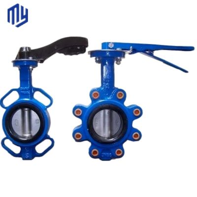Consistent Flow Management Diaphragm Lug Type Butterfly Valve with Hand Lever
