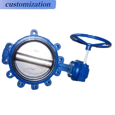 Gas Media Lug Concentric Butterfly Valve with Customizable Port Size and Soft Seal