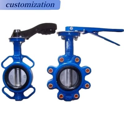 Medium Temperature Lug Type Metal Hard Seal Butterfly Valve with Lever Type Handle