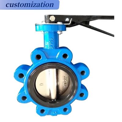 Industrial DN300 Butterfly Valve with Diaphragm Structure and Customizable Port Size
