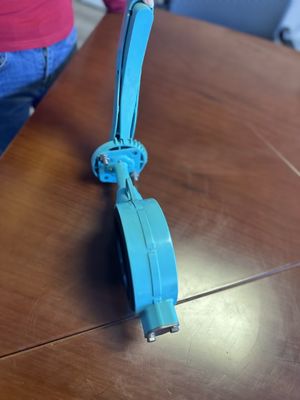 200mm PTFE Lined Butterfly Valve for Manual Operation in Industrial Applications