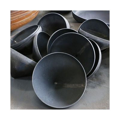 Circle Head Welding Connection ASME ss304 316 s235jr Conical End Tank Ends for Boiler Heater Parts