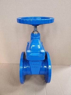 Y type structure gate valve for soft seal and sluice gate performance