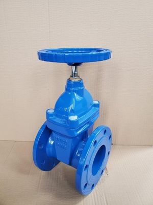 Y type structure gate valve for soft seal and sluice gate performance