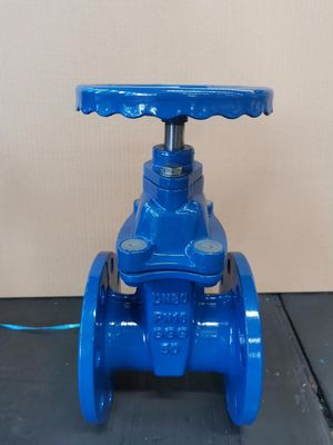Y type structure gate valve for soft seal and sluice gate performance