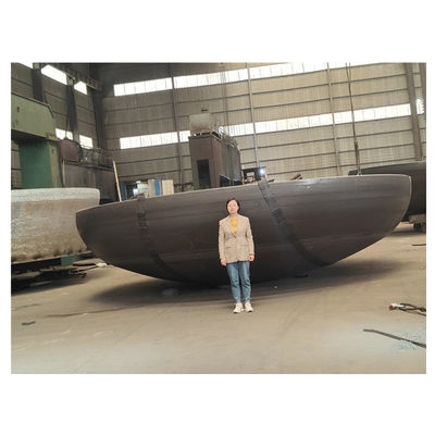 Welding Connection Customized Steel Ellipsoidal Tank End for Pressing Dished Flat Bottom