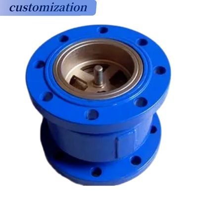 Diaphragm Structure Hc41x Pn10 Pn16 Sump Pump Double Flange Muffler Silent Check Valve
