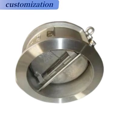 Hydraulic Cast Iron Wafer Check Valve Stainless Steel 304 316 Dual Plate Check Valve