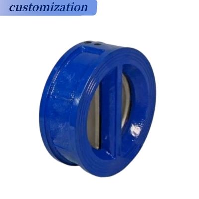 Stainless Steel/Cast Iron/Cast Steel Dual Plate Wafer Type Check Valve for Gas Media