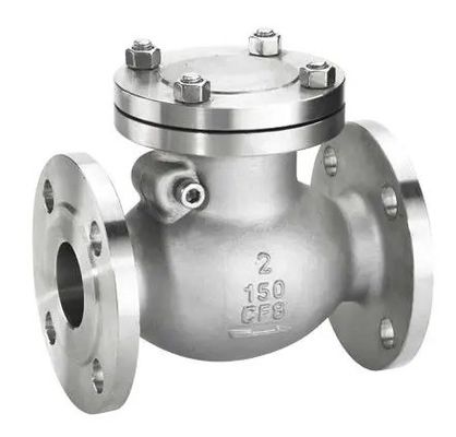 CI/DI/WCB/SS DN250 PN16 Flange End Fire Swing Check Valve with Customizable Port Size