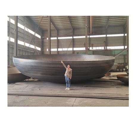 ASME Standard 304 Stainless Steel Pipe Fitting Spherical Torispherical Dish End Head
