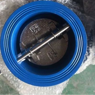 150LB Wafer Type Swing Double Disc Valve Dual Plate Non Return Valve for OBM Support