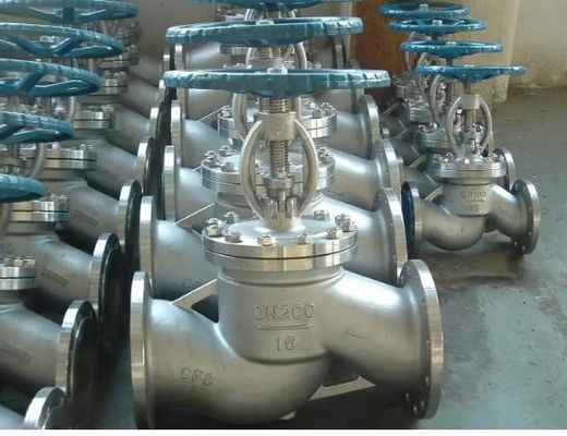 CI Carbon Steel Stainless Steel Flanged Globe Valves for High Pressure Applications