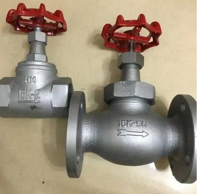 Stop Structure Stainless Steel Globe Valve and Fitting for Customized Requirements
