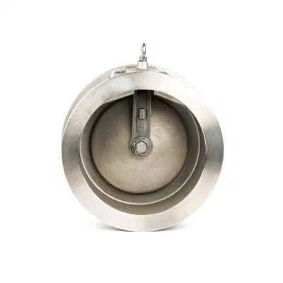 Water Media DN 50 Wafer Lift Single Plate Swing Check Valve Stainless Steel Flange Pn25