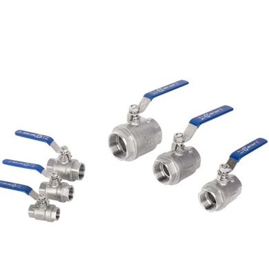 Hydraulic Stainless Steel 1pc 2pc 3pc Ball Valve with BSP Thread and ISO Locking Device