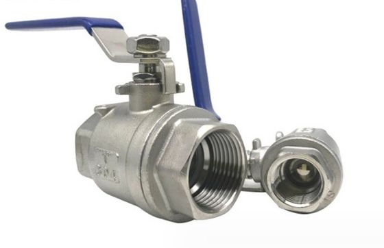 Hydraulic Stainless Steel 1pc 2pc 3pc Ball Valve with BSP Thread and ISO Locking Device