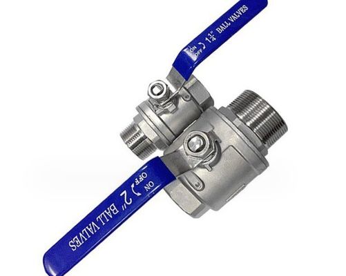 Hydraulic Stainless Steel 1pc 2pc 3pc Ball Valve with BSP Thread and ISO Locking Device