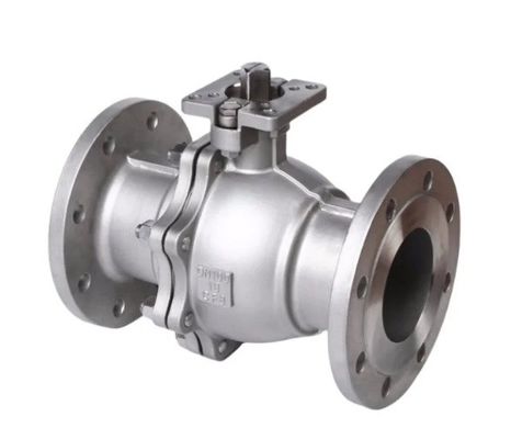 CF8/CF8m/Carbon Steel Floating Type 2PC Flange Ball Valve for Water Media and Fire Safe