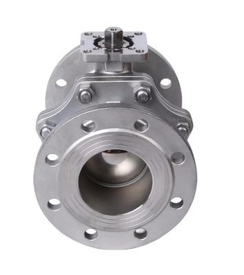 CF8/CF8m/Carbon Steel Floating Type 2PC Flange Ball Valve for Water Media and Fire Safe