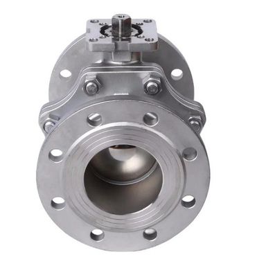 CF8/CF8m/Carbon Steel Floating Type 2PC Flange Ball Valve for Water Media and Fire Safe