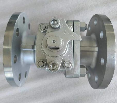 OEM Port Size Stainless Steel Flange Ball Valve with ISO5211 High Pad CF8 CF8m F304/F316