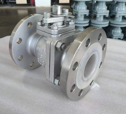 OEM Port Size Stainless Steel Flange Ball Valve with ISO5211 High Pad CF8 CF8m F304/F316