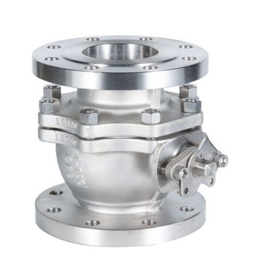 Dn15-200 WCB SS201 SS304 SS316 Flange Pneumatic Water Ball Valve with Stop Structure