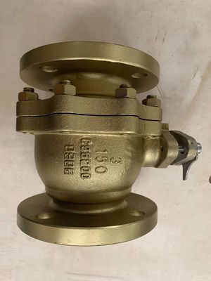150 ASME B16.5 Wcb Cast Carbon CF8 CF8m Bronze Stainless Steel Floating Ball Valve