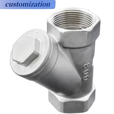 OBM Customized Support DIN F6 Y Strainer Flanged Type Y Type Female Thread Strainer