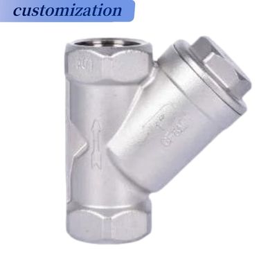 OBM Supported Diaphragm Structure Sus304 316 Y Strainer Y Type Female Thread Strainer