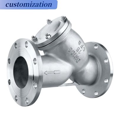 DIN F6 Cf8m Y StrainerStrainer Flanged Type Y Type Female Thread Strainer for Sanitary
