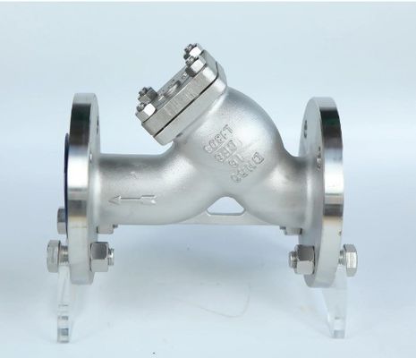 General Stainless Steel CF8/CF8M Low Temperature Cold Treatment 40 Mesh RF Ends Y Strainer