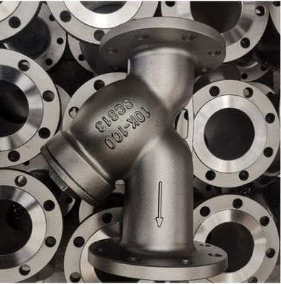 General Stainless Steel CF8/CF8M Low Temperature Cold Treatment 40 Mesh RF Ends Y Strainer