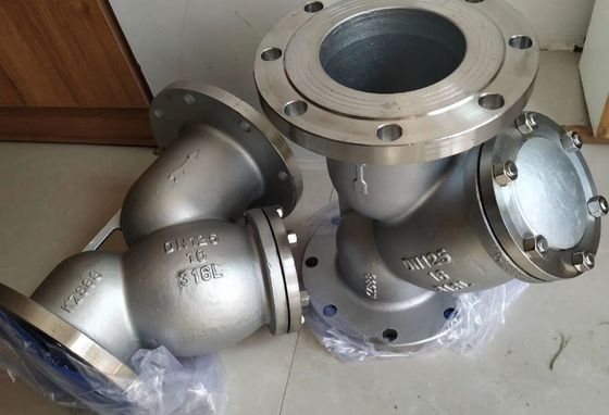 Smooth Drainage ANSI ASTM Stainless Steel Y Strainer with Support After-sales Service