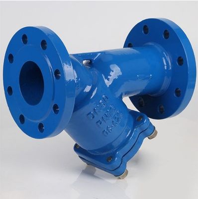 Ductile Iron Customized Double Flange Water Y Type Strainer DIN/ASME/ASTM/GB Service