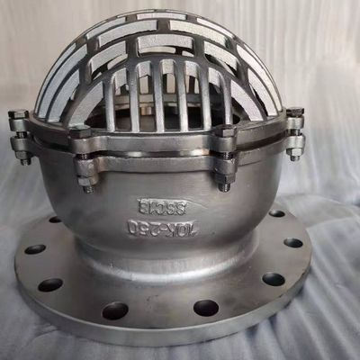 Customized Support OBM Wholesales DN450 CF8M Stainless Steel Bottom Flange Foot Valve