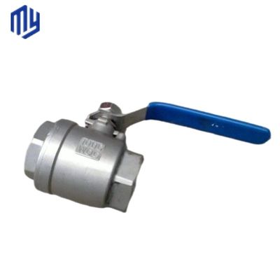 Customized 1/2&quot; Ss 304 316L 2PCS 3PC Stainless Steel Ball Valve for Water Control
