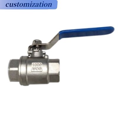 Stainless Steel 2PC Ball Valve for Normal Temperature Media in Industrial Applications