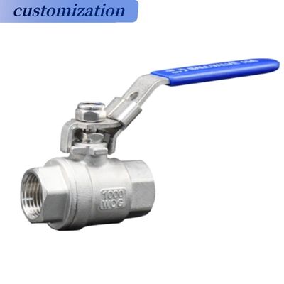 Stainless Steel 2PC Ball Valve for Normal Temperature Media in Industrial Applications