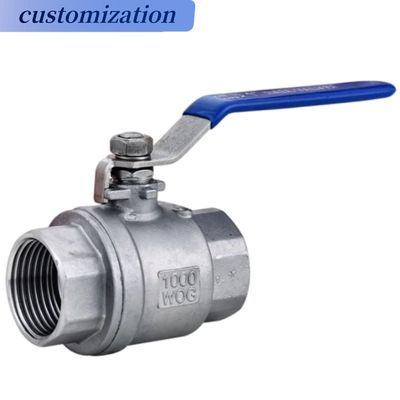 Check Structure 4 Inch Stainless Steel 2PC Ball Valves for Sanitary Applications