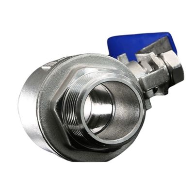 Customized 1/2&quot; Stainless Steel Ball Valve Pn10 with 2PCS Design and PN10 Pressure Rating