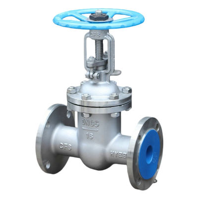 Cast Steel ASTM A216-WCB Rising Stem Flanged Gate Valve Customized Port Size OEM