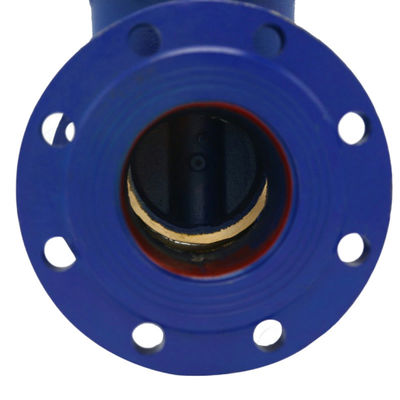 DN100 Cast Iron Dark Rod Gate Valve with Manual Operation and Double Flange Connection