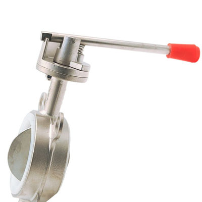 304 Stainless Steel Sanitary D71X Manual Clamp Butterfly Valve for Customized Service