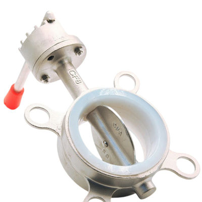 304 Stainless Steel Sanitary D71X Manual Clamp Butterfly Valve for Customized Service