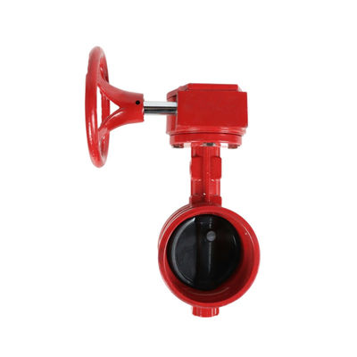 DN50-DN200 XD381X-16Q Hand Wheel Groove Butterfly Valves with Diaphragm Structure